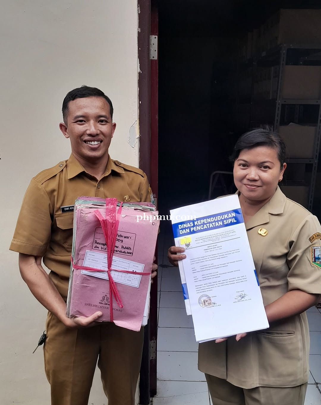 Pemindahan Arsip Retensi 10 tahun dari Dinas Kependudukan dan Pencatatan Sipil