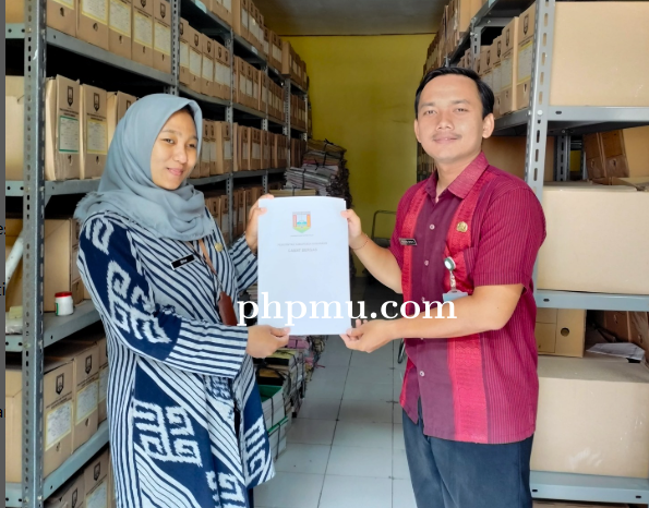 Pemindahan arsip retensi 10 tahun atau lebih dari Kecamatan Bergas