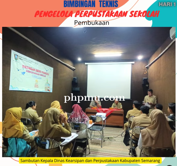 Bimbingan Teknis Pengelola Perpustakaan Sekolah Tahun 2024