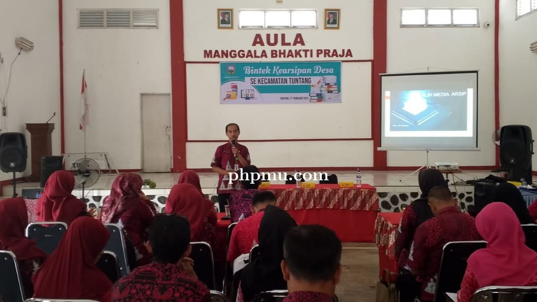 Bimbingan Teknis Kearsipan di Kecamatan Tuntang
