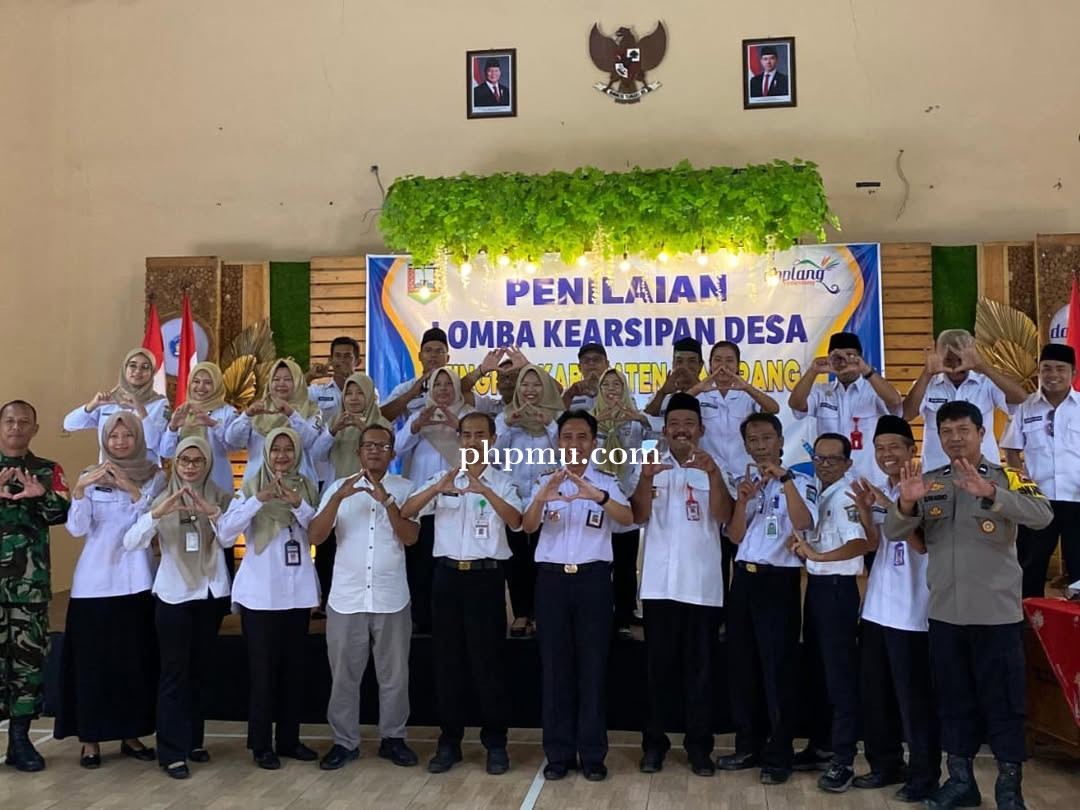 Penilaian Lomba Kearsipan Desa tingkat Kabupaten Semarang di Desa Doplang Kecamatan Bawen