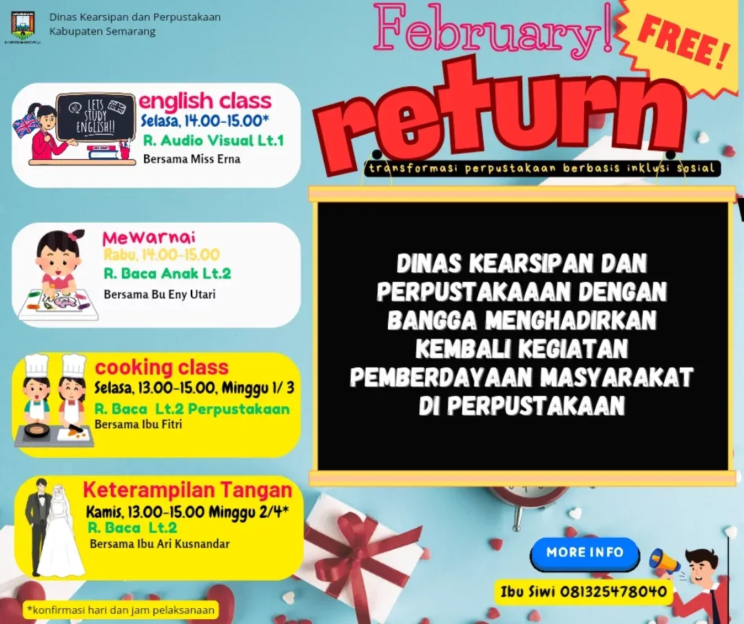 Kegiatan Pemberdayaan Masyarakat di Perpustakaan